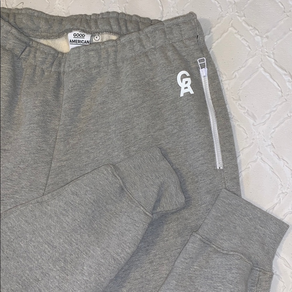 Good American Gray Sweatpants